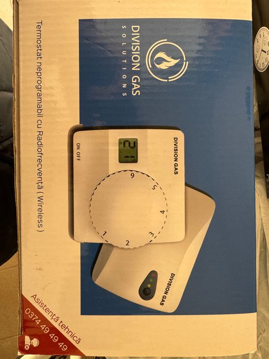 Termostat de ambient wireless, Divizion Gas
