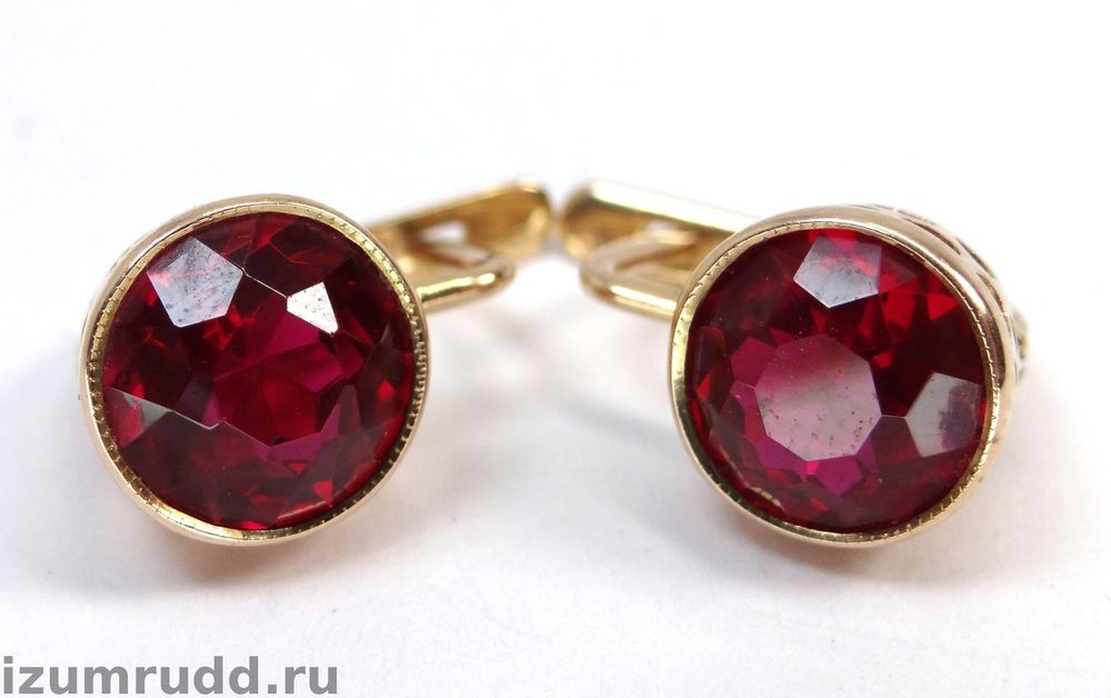 Советские серьги 583 пробы