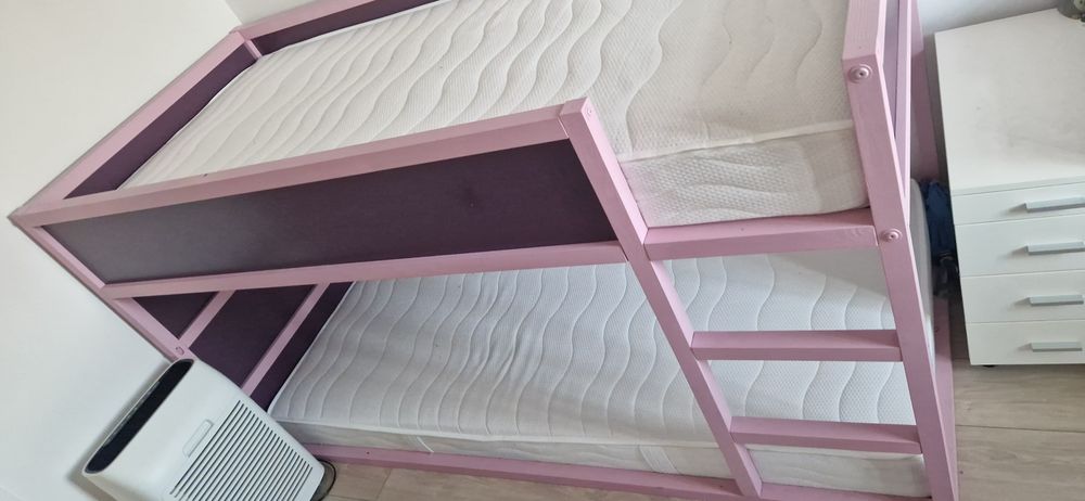 Pat supraetajat reversibil Kura 90x200 IKEA