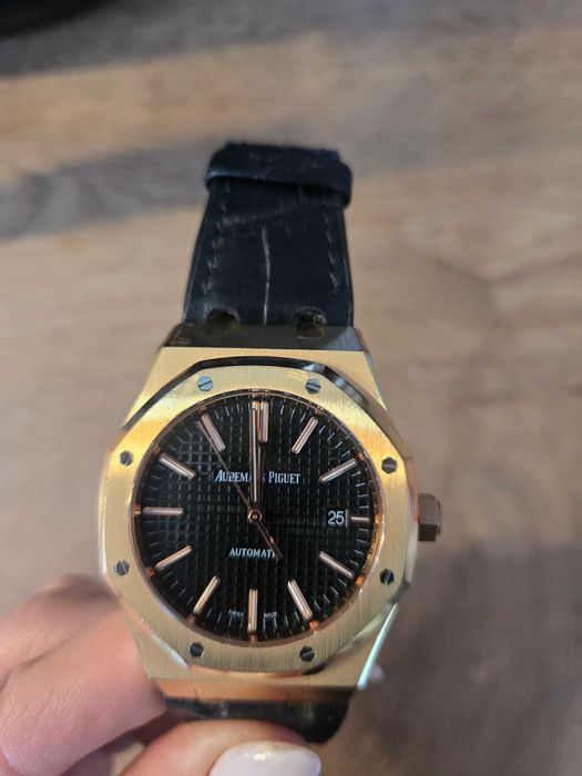 Мъжки кожен часовник Audemars Piguet, Royal Oak Jumbo
