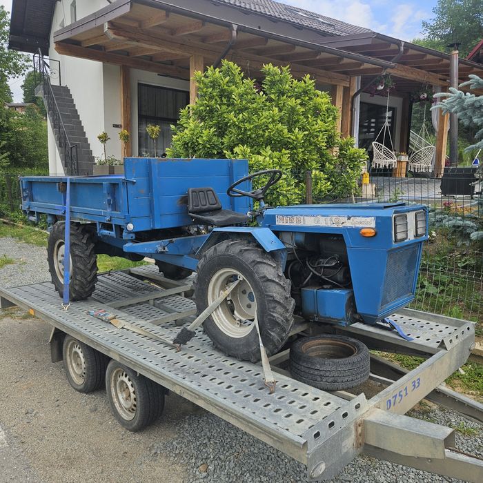 MOTOAGRICOLA 4X4 NIBBI MOTOR Lombardini servodirectie, basculare hidraulic  nu Pascualili