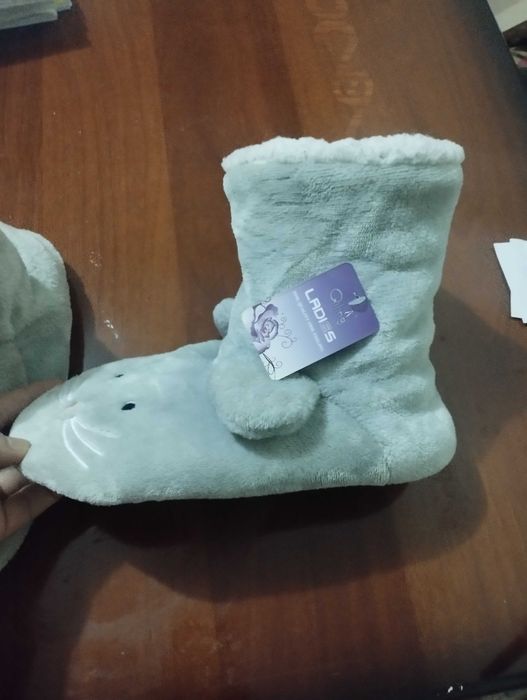 Домашняя тапочки , домашние угги животный рисунок