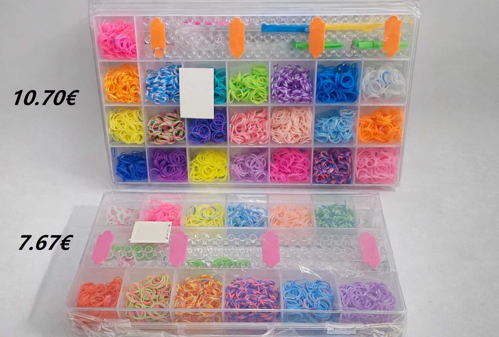 Голям комплект ластички за плетене Loom Bands с всички аксесоари