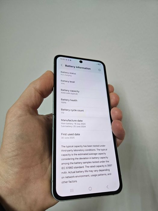 Samsung Galaxy Z flip 6, 256 gb, 12 Gb, Garantie.