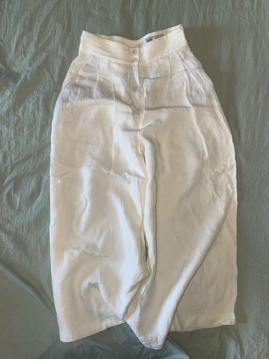 Льняные брюки Zara
