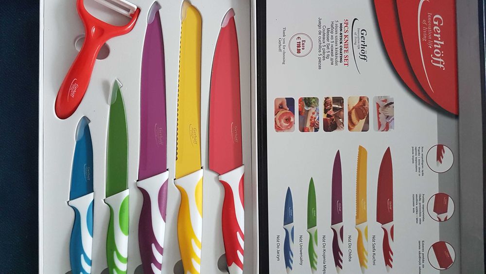 Комплект качествени кухненски ножове