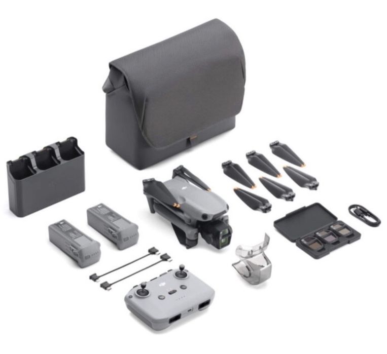 Дрон DJI Air 3S Fly More Combo (RC-2) серый