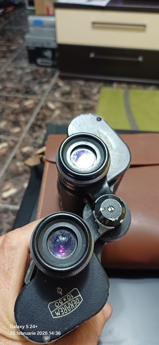 Binoclu Carl Zeiss Jena Dekarem 10×50 defect