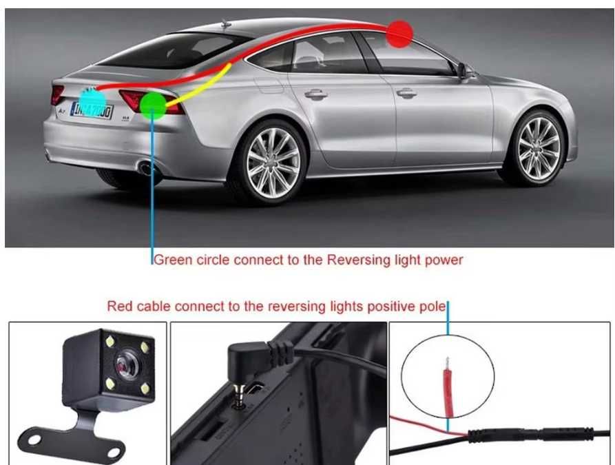 100% HD ПАРКИНГ Камера задно виждане с голяма резолюция CCD