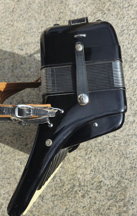 Acordeon  Parrot   cu  96 de basi. negru