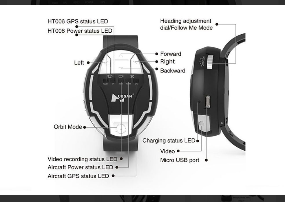 Hubsan GPS Watch-часовник за дрон