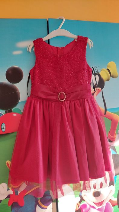 Amy Byer оригинална червена официална рокля за повод - 6