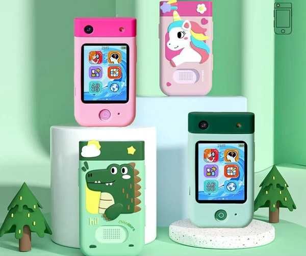 Образователен детски телефон с игри и 180° камера, Smart Phone за деца