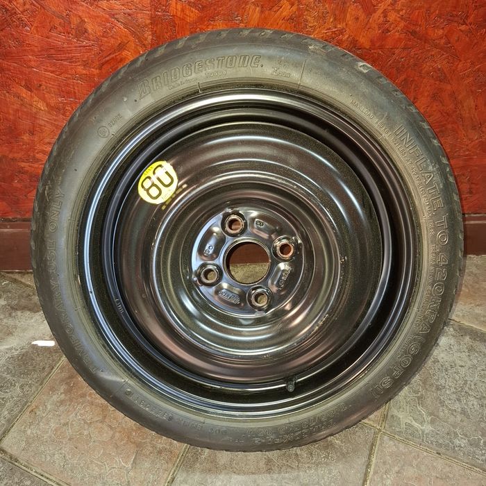 Roata rezerva slim (ingusta) Toyota Yaris 2010 - 4 prezoane - 125/70 R15