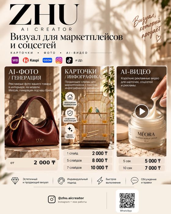Карточки товаров и инфографика