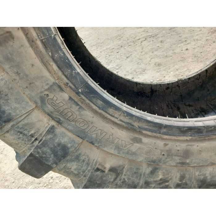 Anvelope Armour 16.9R28 pentru Massey Ferguson și Hitachi.