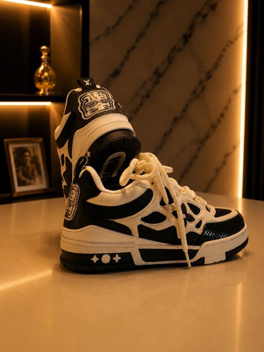 Lv Louis Vuitton Skate White&Blue Edition