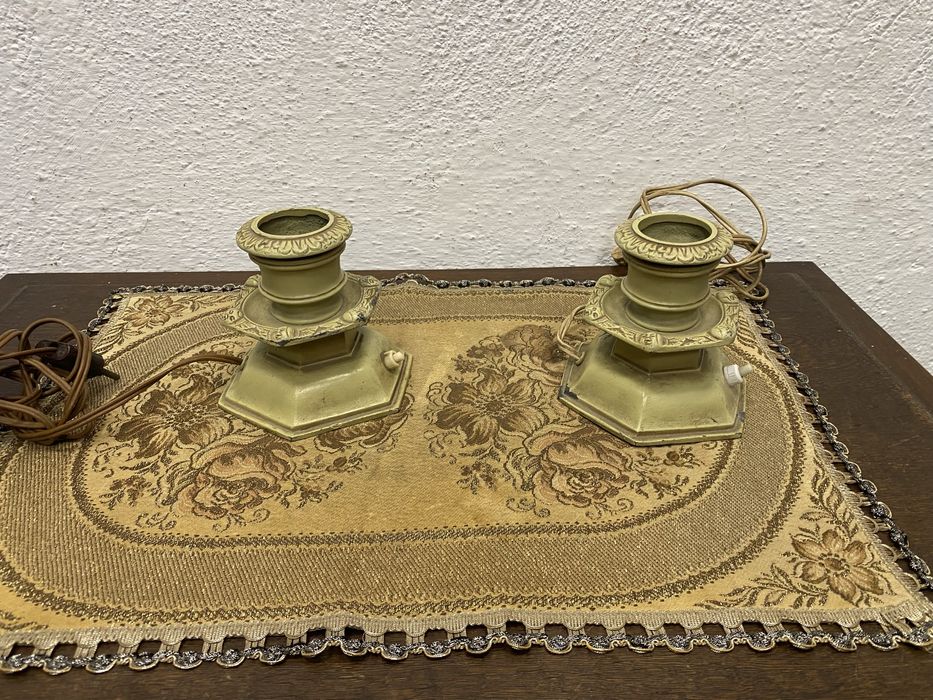 Винтидж настолни лампи калай 1950–1965 Германия