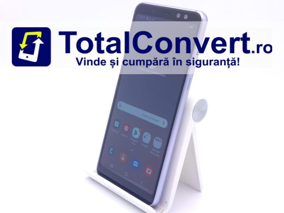 Samsung A8 2018 32GB blue 4GB Dual SIM, Garantie 24 luni | #D89467