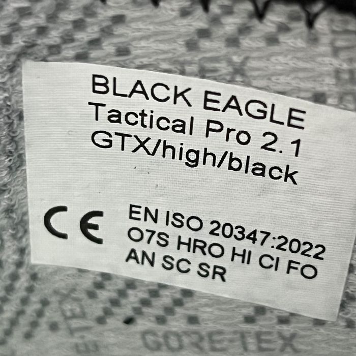Haix BLACK EAGLE Tactical Pro 2.1 GTX/high/black -42,43,44,45,46,47