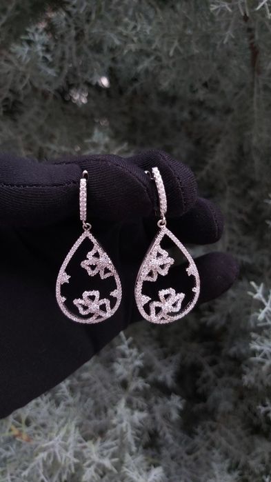 Kumush uzuk zirak sepochka Комплект кольца серги кулон цепочка серебро