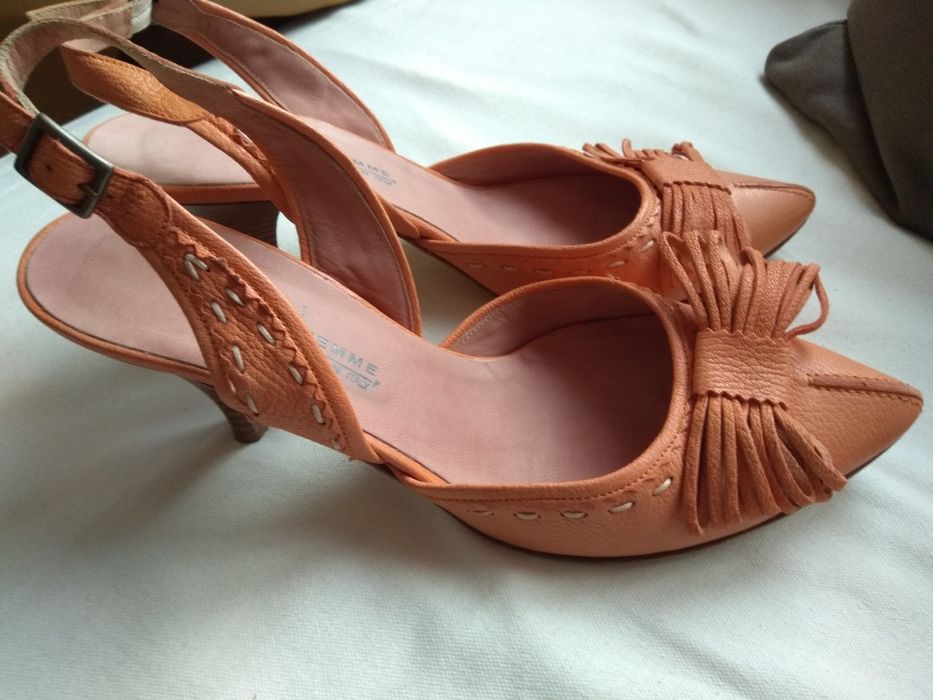 Дамски обувки/сандали естествена кожа 38