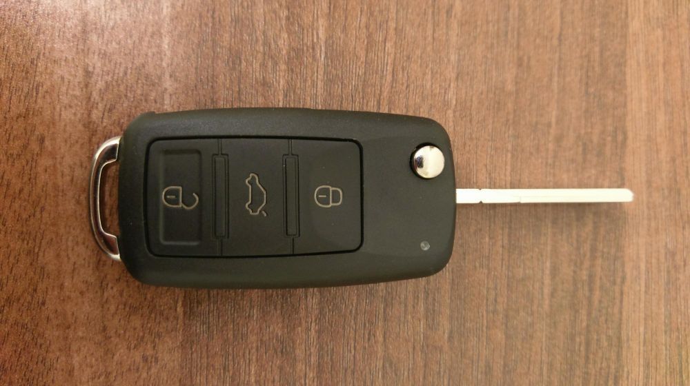 Carcasa cheie Vw Touareg cu 3 butoane , tip briceag