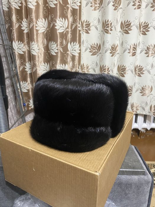 новая норковая мужская кепка