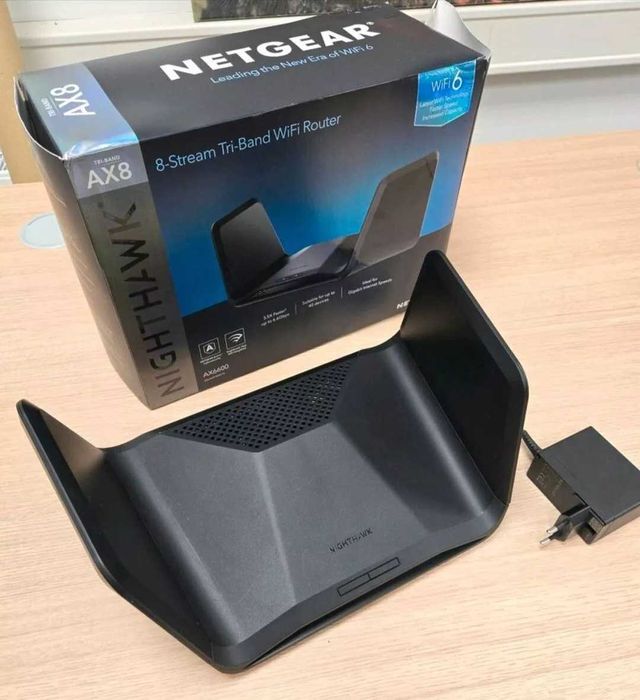 Netgear Nighthawk AX8 AX6600 8-Stream Tri-Band WiFi 6 Router, 6.6Gbps