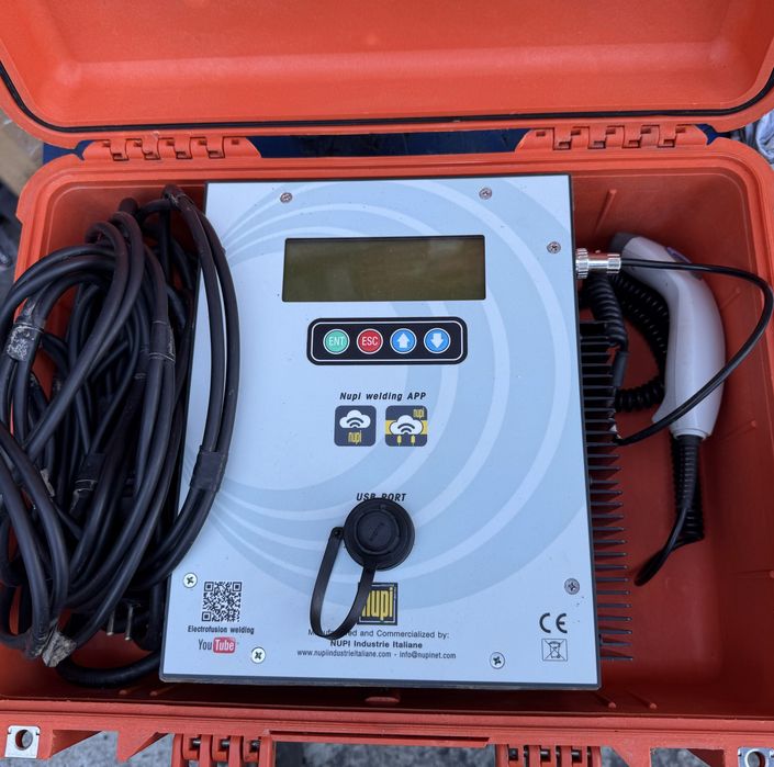 Aparat de sudura prin electrofuziune Nupi Italian 2020 20-160 mm