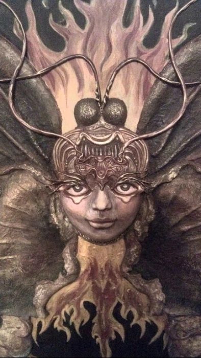 Картина.ручная работа."Золотая рыбка".прекрасный подарок