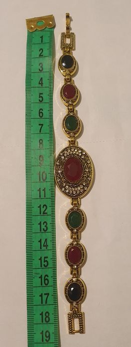 Bratara cu model placata cu Aur