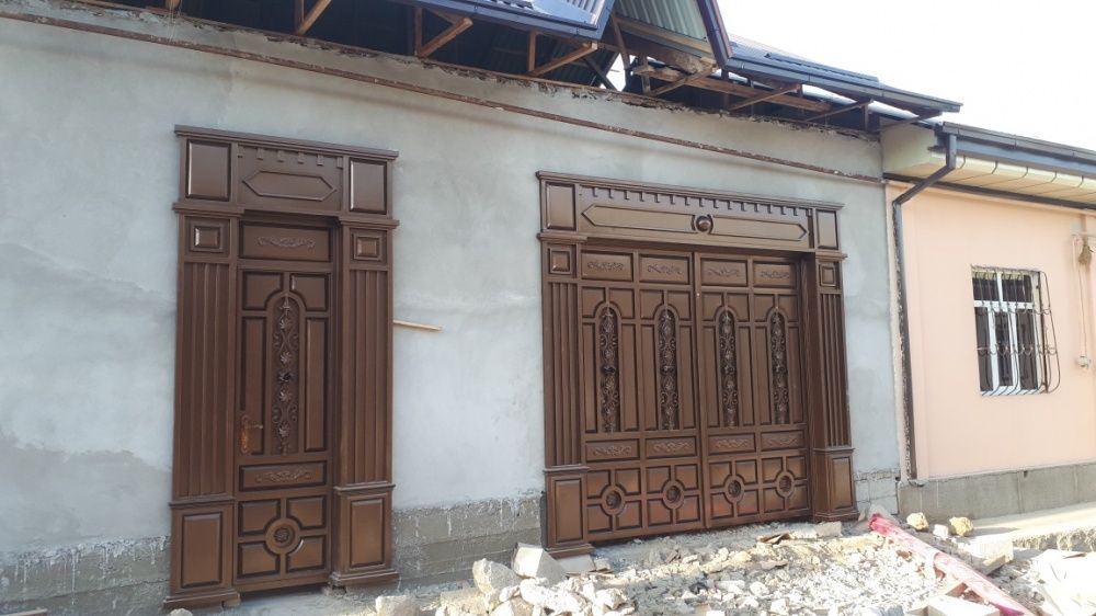 Ворота решетки перила навес качели всё изделия из железа