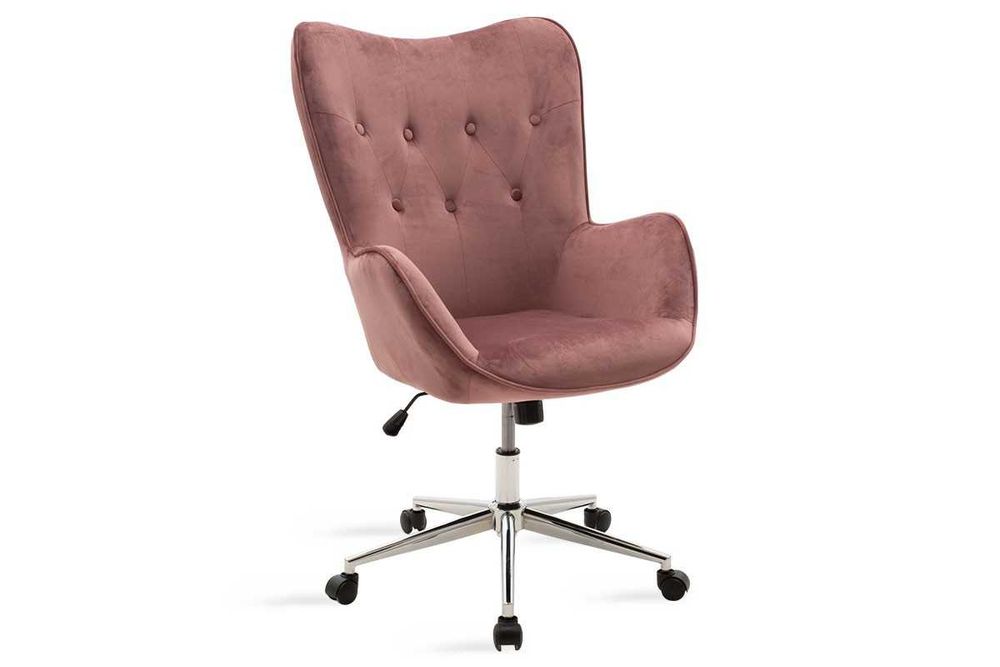 Офис стол Puzzle-home Kido, 3 цвята, Кадифе, 64х72х100см, ПРОМО!