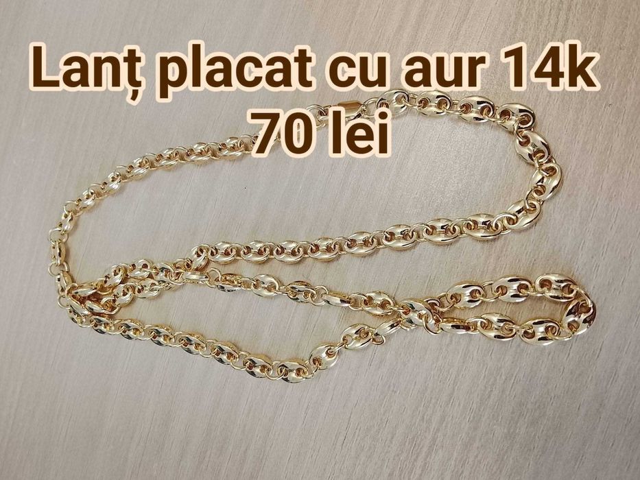 Bijuterii placate cu aur 14k