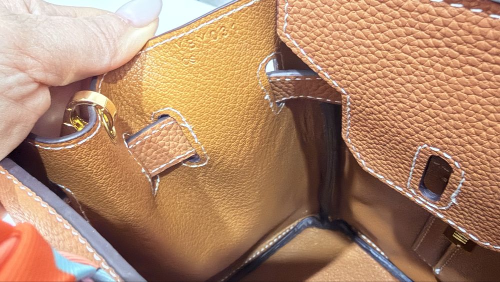 Сумки Hermés из натуральной кожи