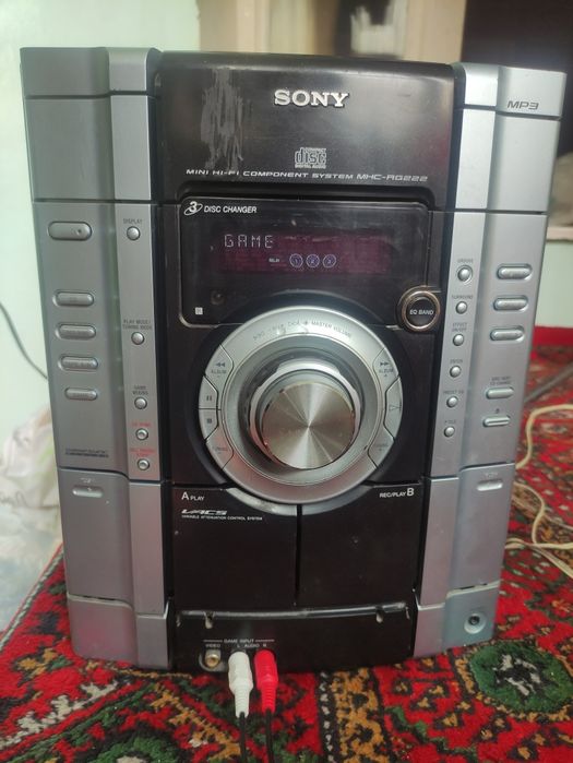 SONY RG222 AUX.IN sentr stereo aybi yoʻq