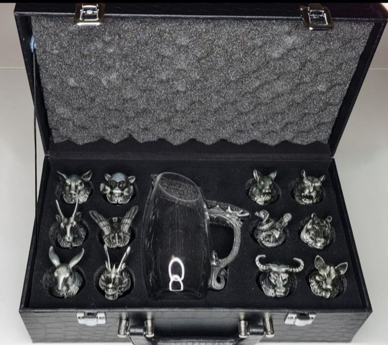 Подарок рюмки перевертыши с графином