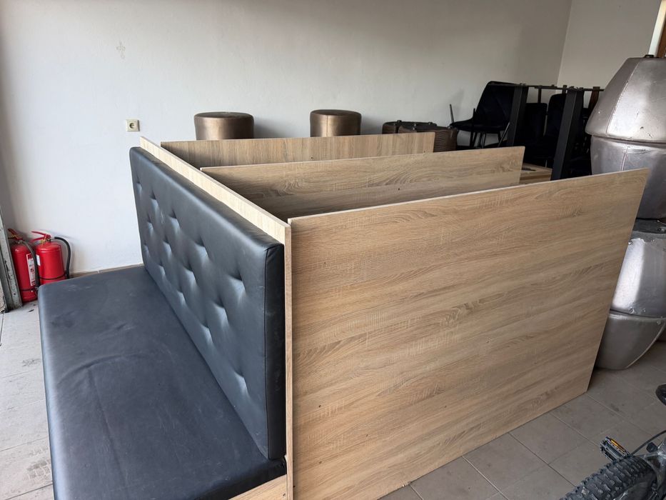 Canapele bar-cafenea din piele