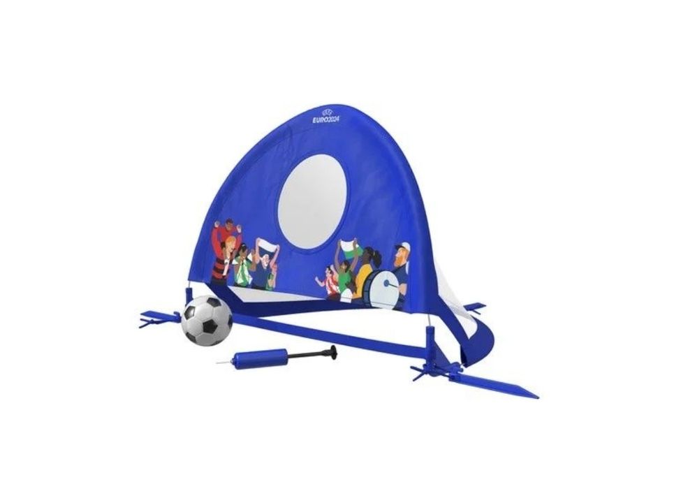 joaca copii poarta fotbal pop up minge pompa poarta uefa 2024