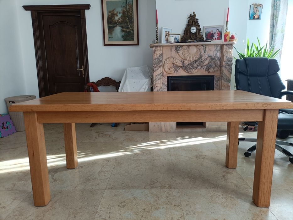 Vând masa lemn masiv stejar
