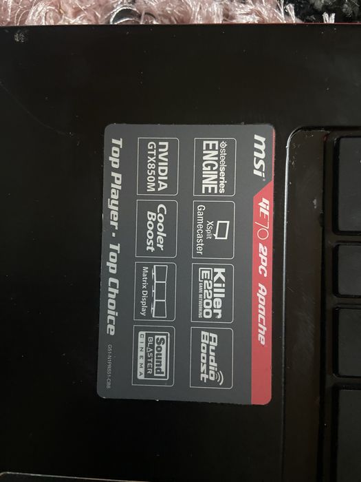 Leptop de gaimig msi de piese sau reparati