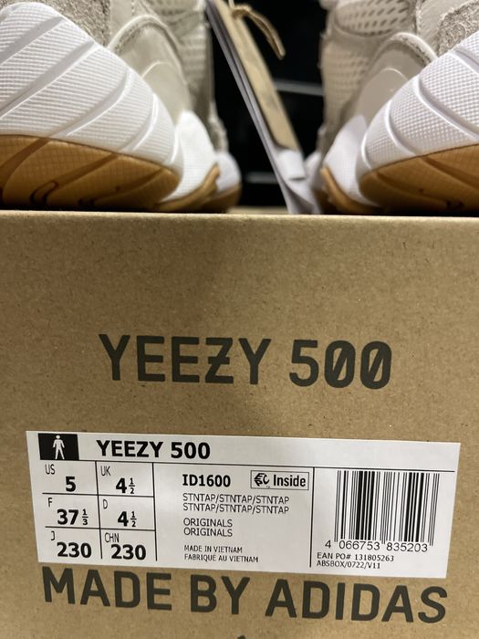 Adidas yeezy 500 37 1/3 originali noi cu eticheta si bon