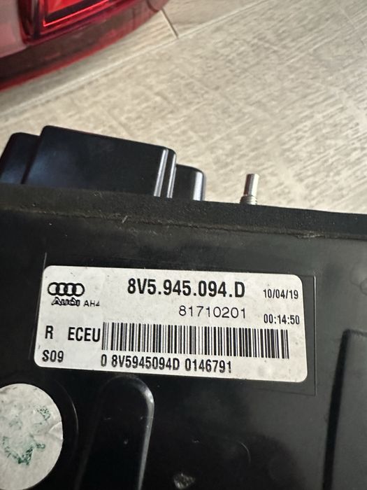 Стопове Audi A3 8V sedan facelift Ауди А3 Европейски с жълт мигач