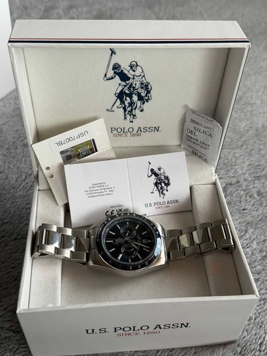 (ОРИГИНАЛЕН) U.S. Polo Assn. часовник !!!