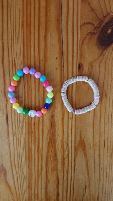 Гривни от мъниста. Ръчна изработка от полимерна глина.