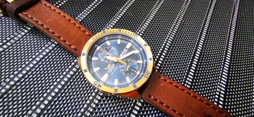 Ceas Vostok Europe Almaz analog quartz Limited Edition Rose Gold