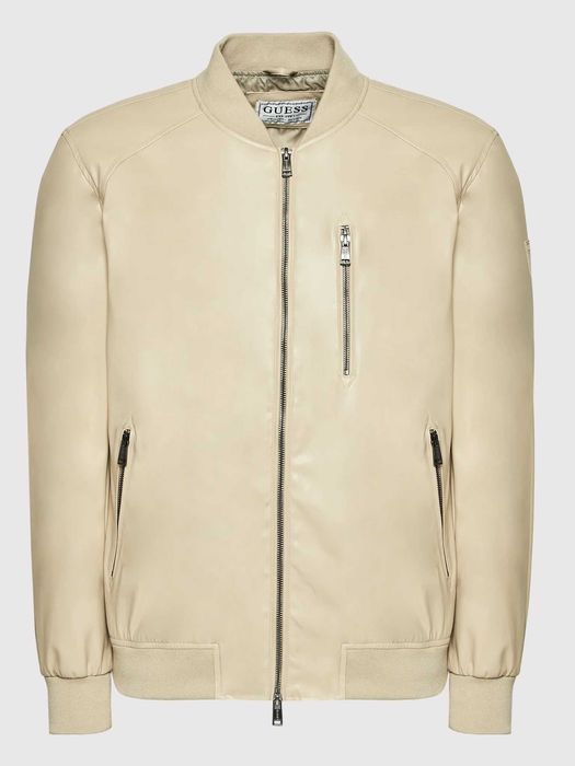 Guess Faux Leather Bomber Jacket ОРИГИНАЛНО мъжко яке - М