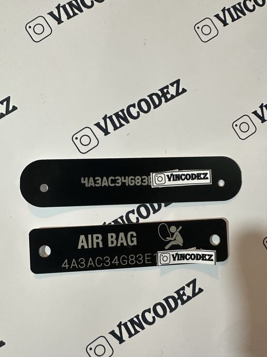 Вин шильдики, vin стикер, бирки, вин код, vin code, наклейки завод