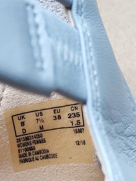 Clarks 37 номер естествена кожа